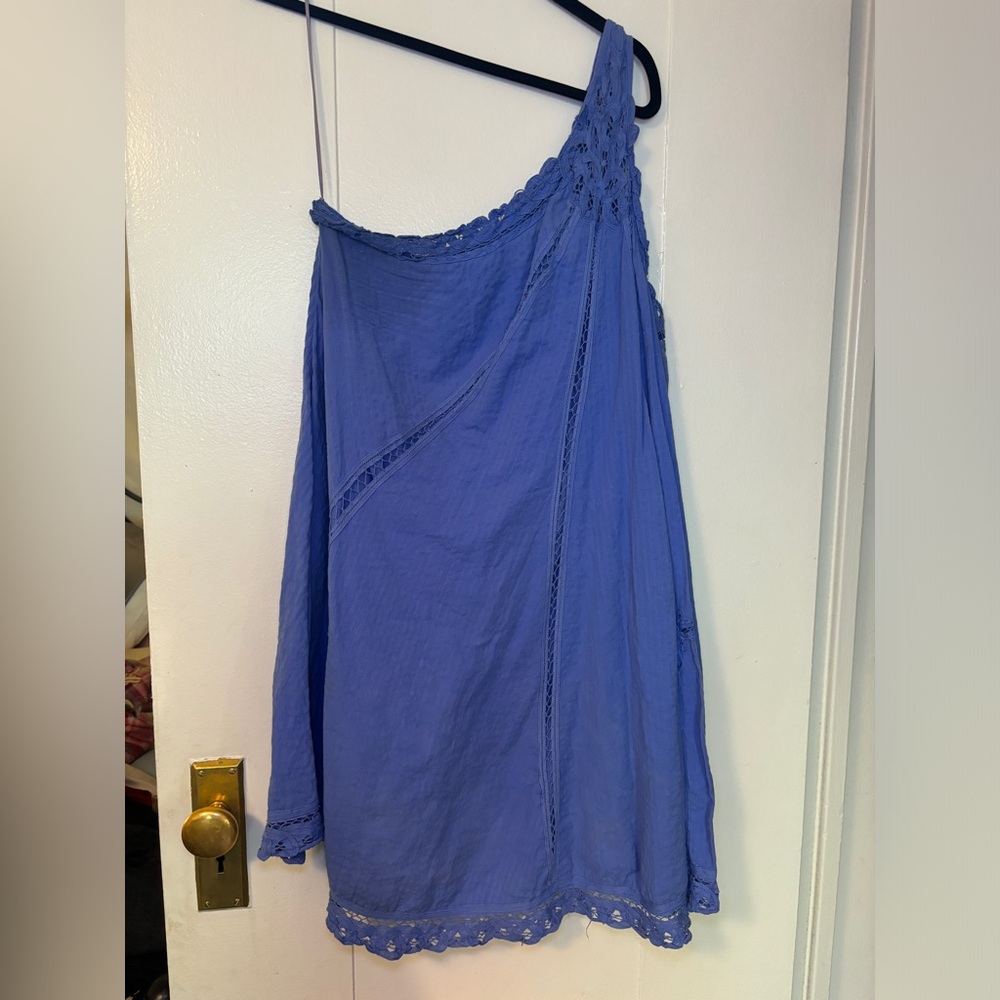 One shoulder mini dress free people large